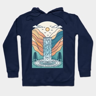 Time for mountains and waterfalls Hoodie